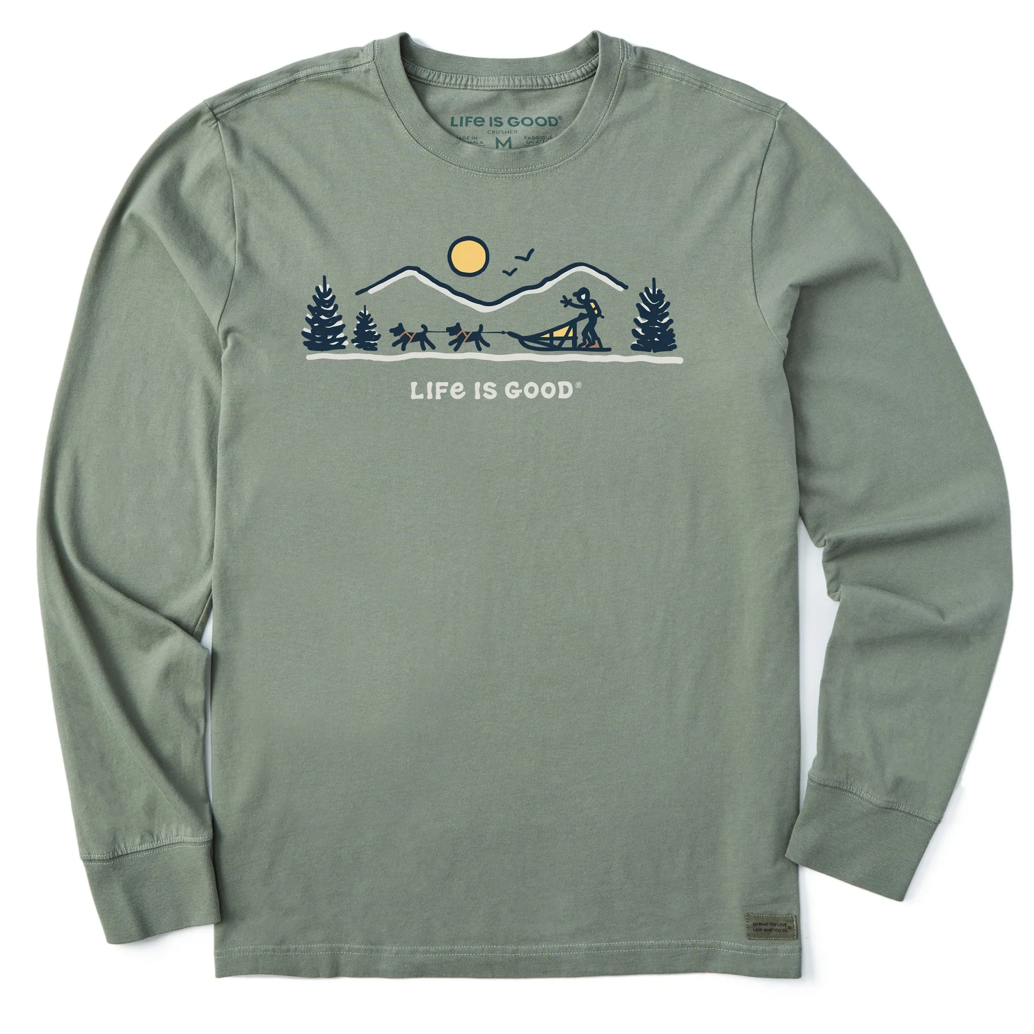 Men's Dogsled Vista Long Sleeve Crusher Tee Life is Good