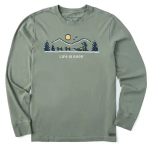 Men's Dogsled Vista Long Sleeve Crusher Tee Life is Good
