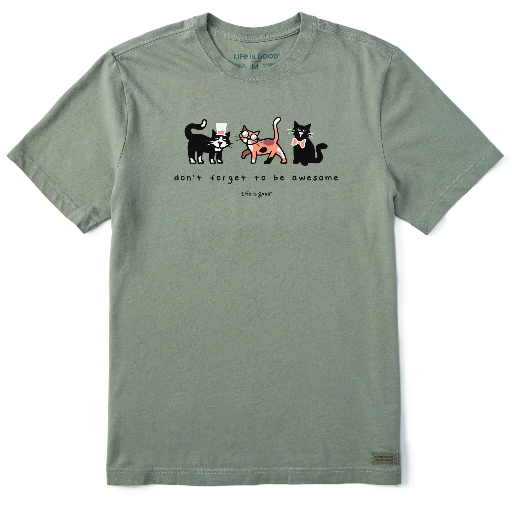 Men's Don't Forget to be Awesome Al's Short Sleeve Crusher Tee Life is Good