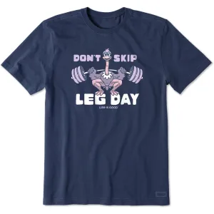 Men's Don't Skip Leg Day Short Sleeve Crusher Tee Life is Good