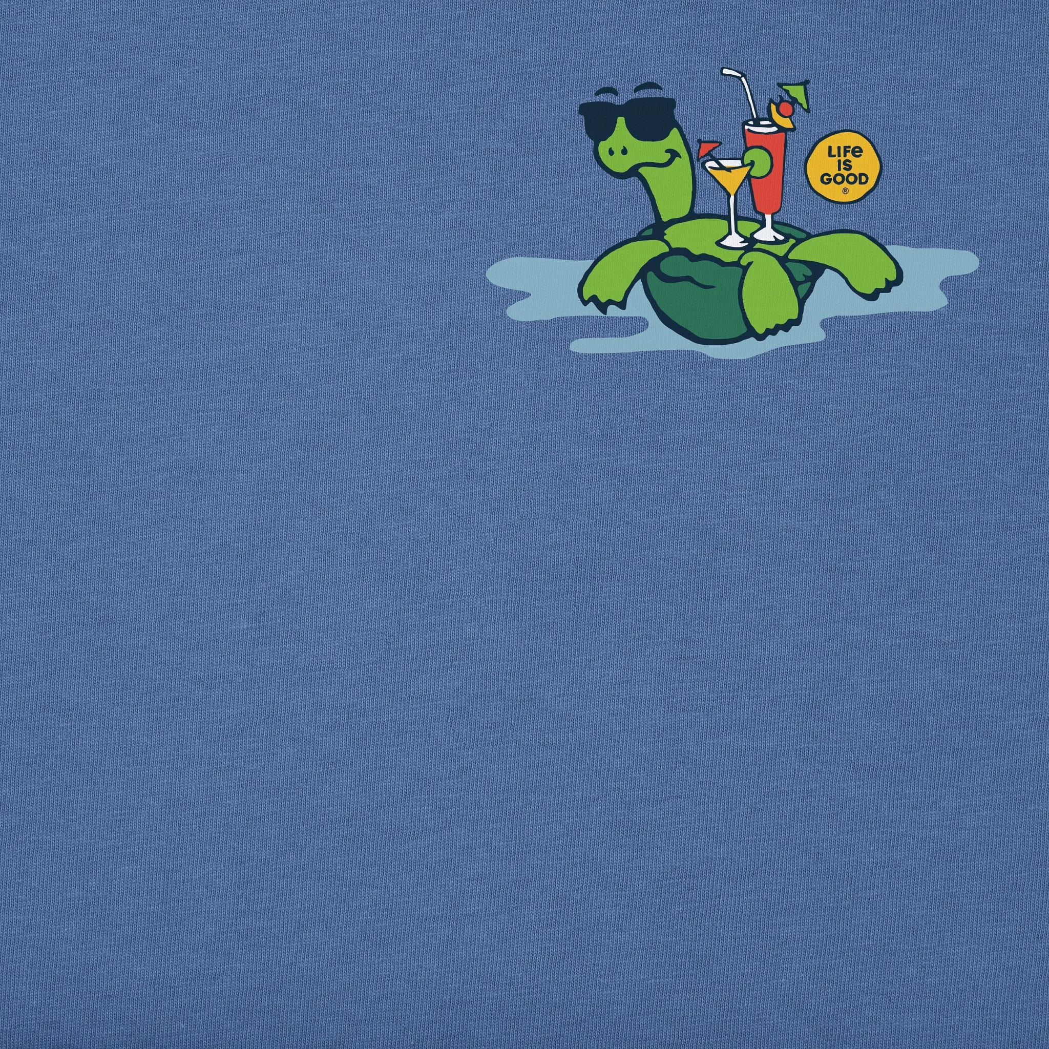 Men's Drinks On Me Turtle Short Sleeve Tee Life is Good