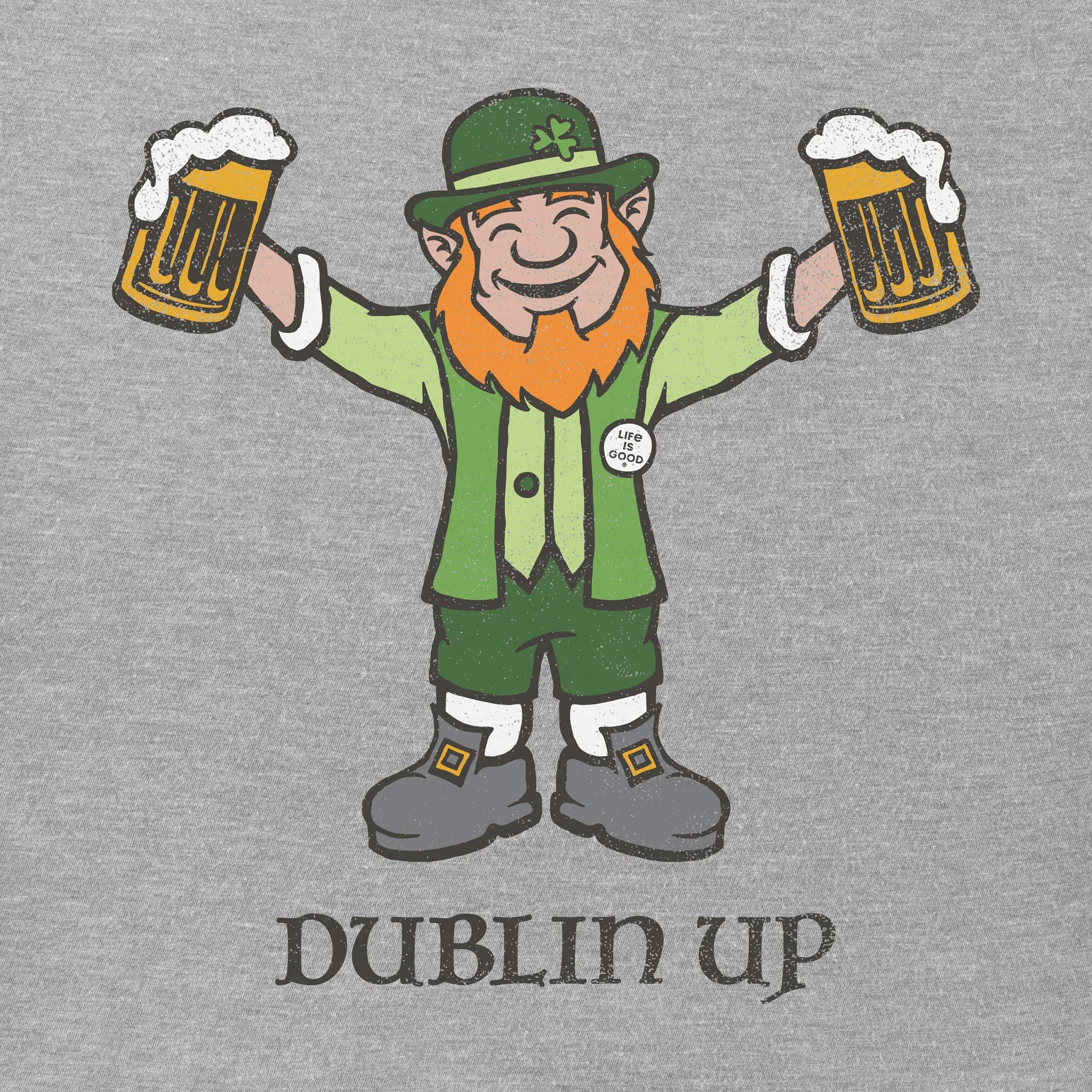 Men's Dublin Up Short Sleeve Crusher Tee Life is Good