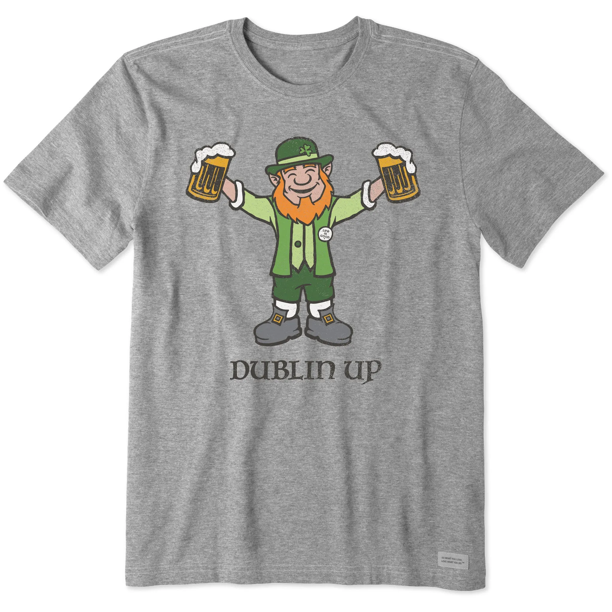 Men's Dublin Up Short Sleeve Crusher Tee Life is Good