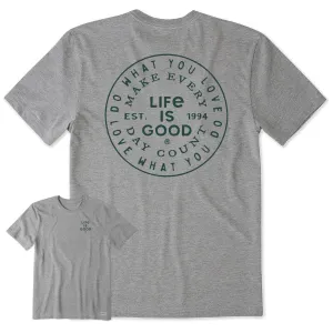 Men's DWYL Make Every Day Count Coin Short Sleeve Tee Life is Good