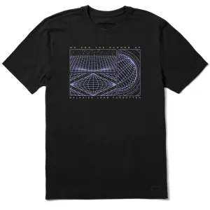 Men's Echoes of Galaxies Short Sleeve Tee Life is Good