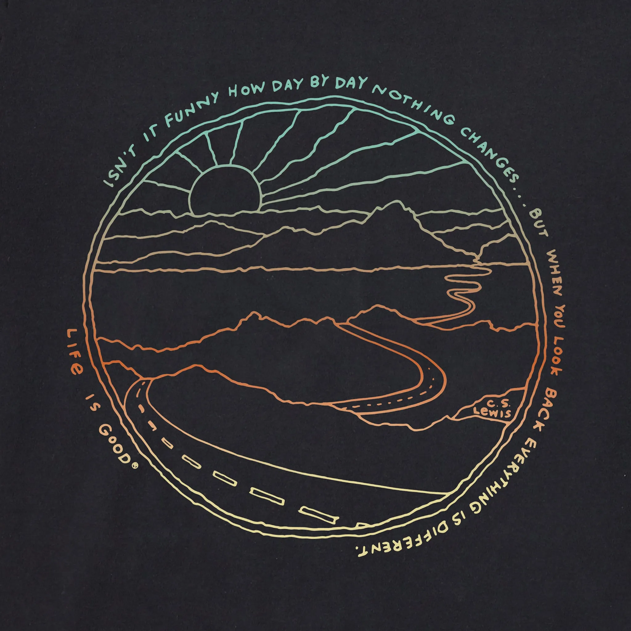 Men's Everything is Different Short Sleeve Tee Life is Good