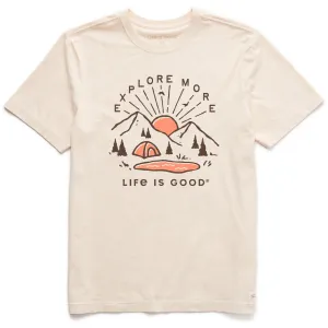 Men's Explore More Sunset Short Sleeve Crusher Tee Life is Good