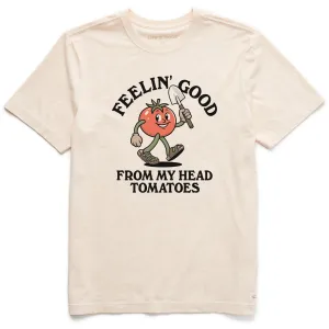 Men's Feelin' Good Tomatoes Short Sleeve Crusher Tee Life is Good