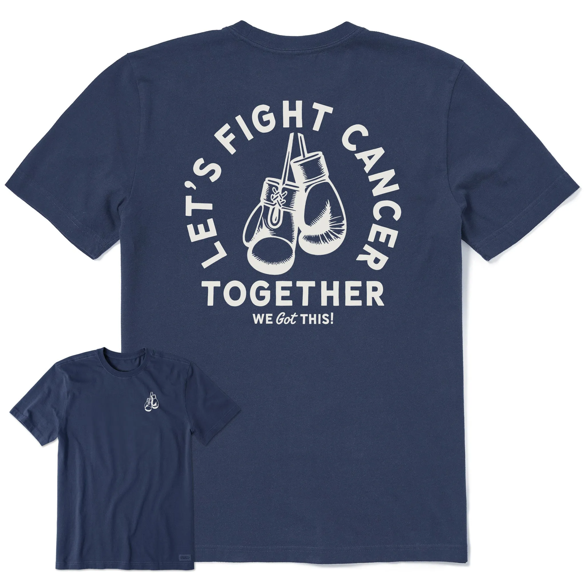 Men's Fight Cancer Short Sleeve Tee Life is Good