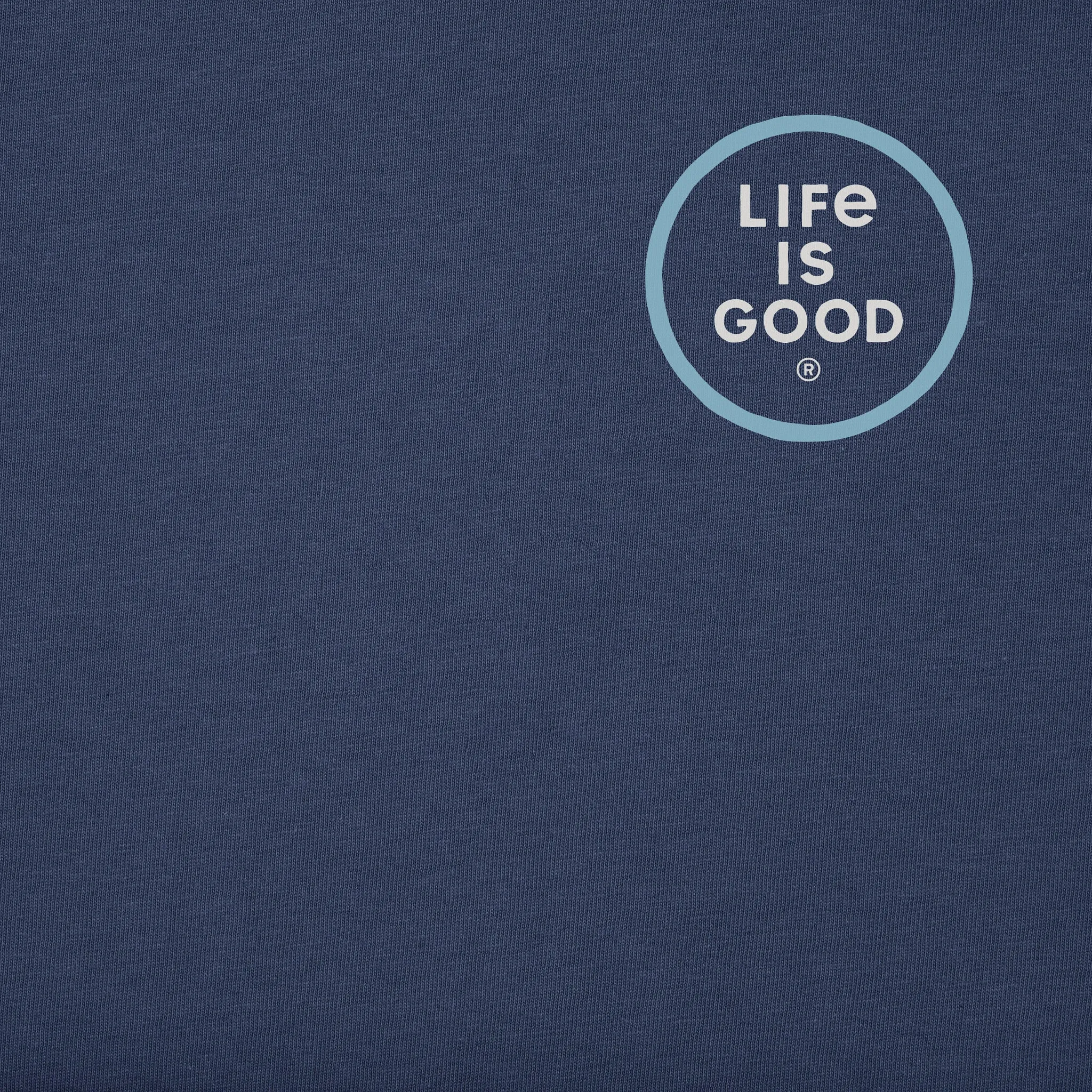 Men's Fish Around and Find Out Long Sleeve Crusher Tee Life is Good