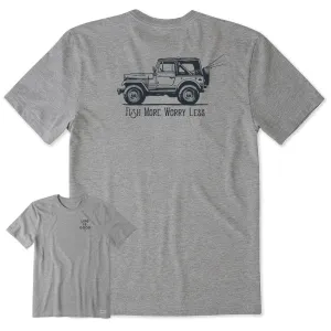 Men's Fish More ATV Short Sleeve Tee Life is Good
