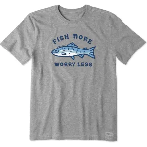 Men's FIsh More Short Sleeve Tee Life is Good