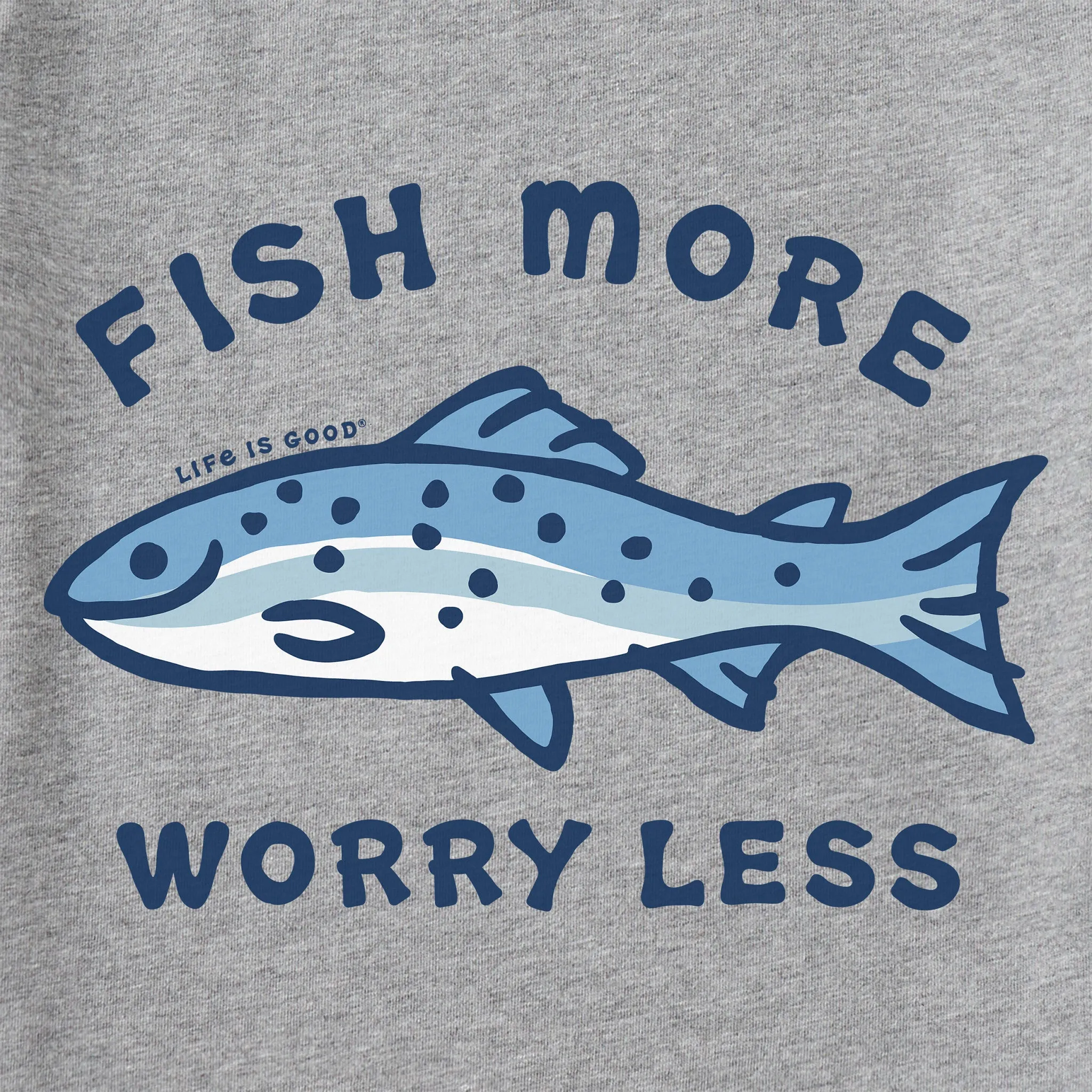 Men's FIsh More Short Sleeve Tee Life is Good