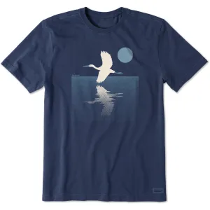 Men's Flight Over the Water Short Sleeve Crusher Tee Life is Good