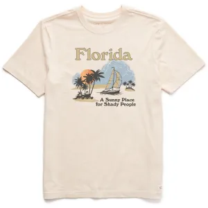 Men's Florida Sunny Place for Shady People Short Sleeve Crusher Tee Life is Good