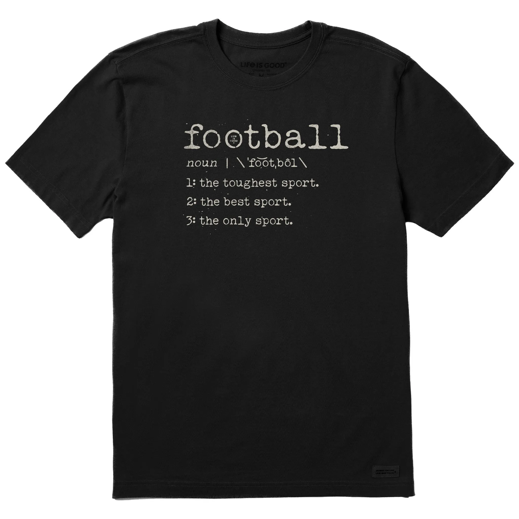 Men's Football Defined Short Sleeve Tee Life is Good