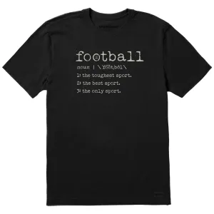 Men's Football Defined Short Sleeve Tee Life is Good