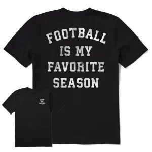 Men's Football is My Favorite Season Short Sleeve Tee Life is Good
