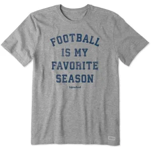 Men's Football is My Favorite Season Short Sleeve Tee Life is Good