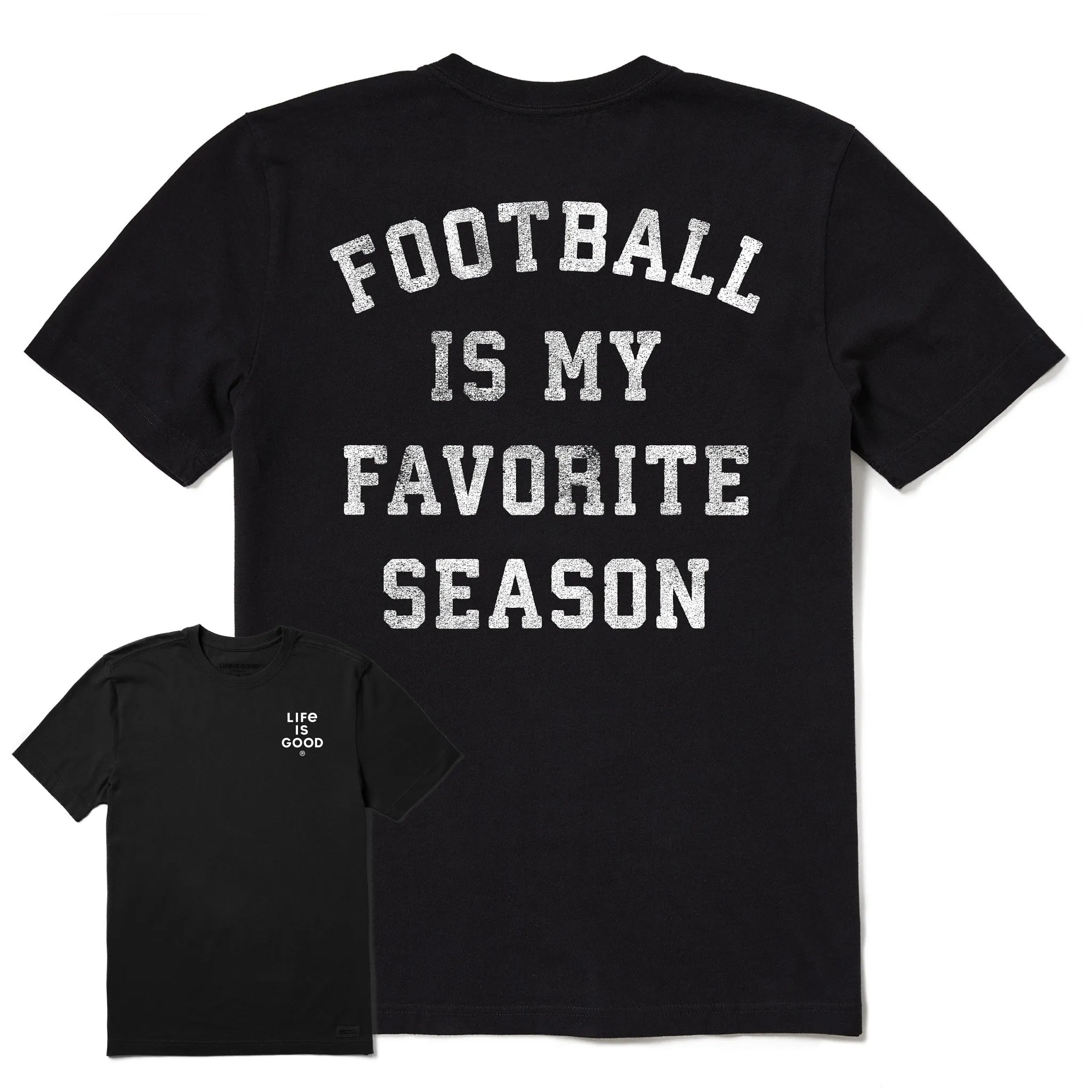 Men's Football is My Favorite Season Short Sleeve Tee Life is Good