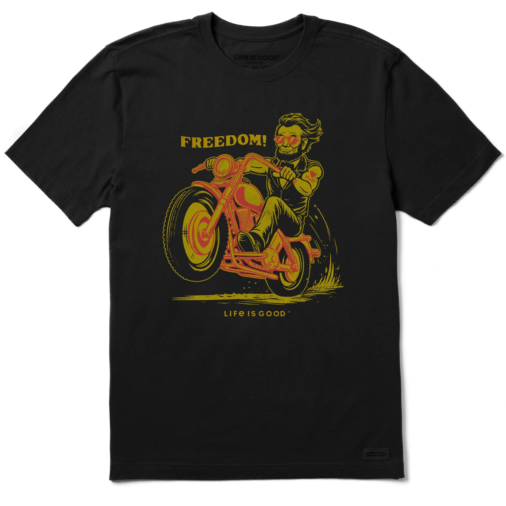 Men's Freedom! Lincoln Short Sleeve Tee Life is Good