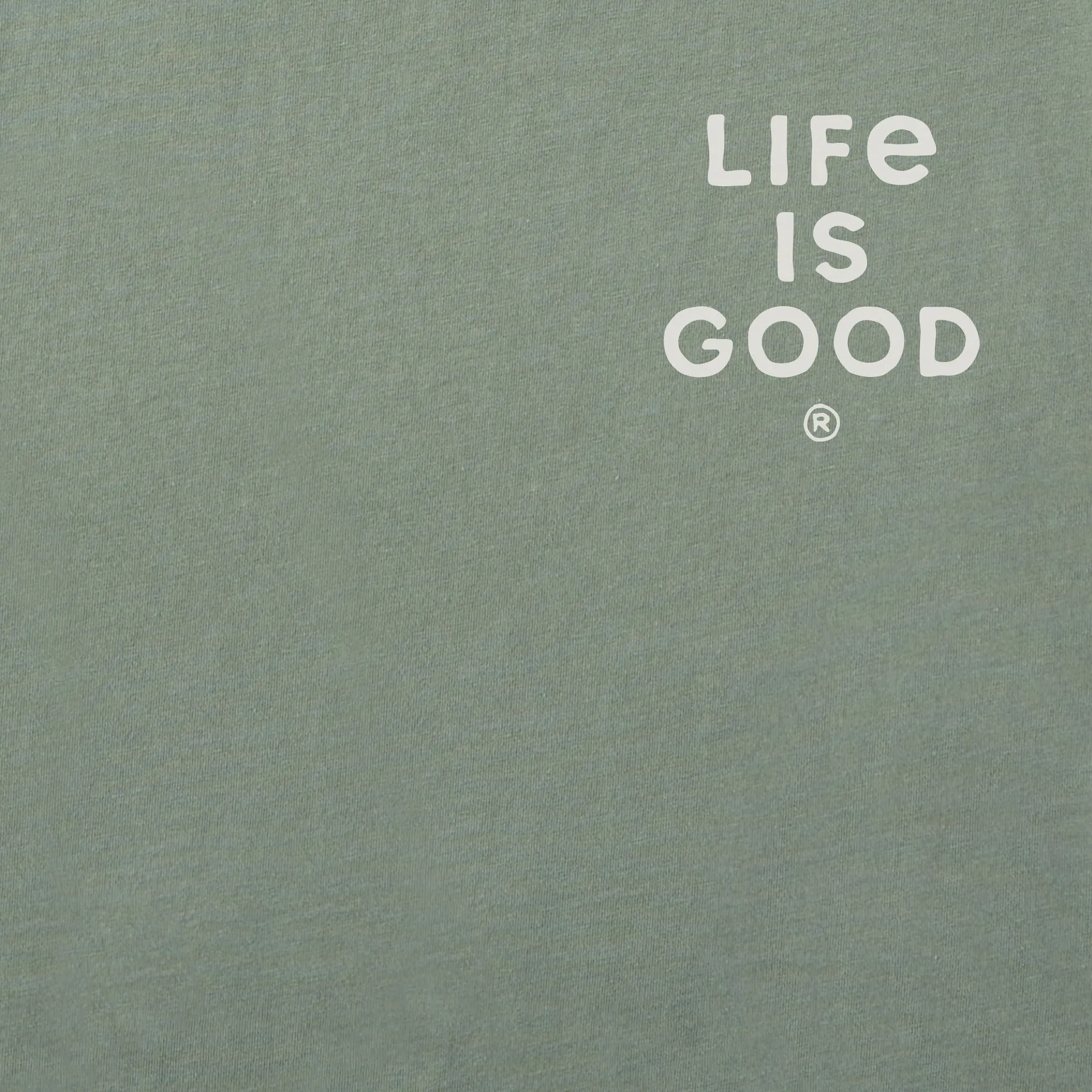 Men's Freshwater Fish More Work Less Short Sleeve Tee Life is Good