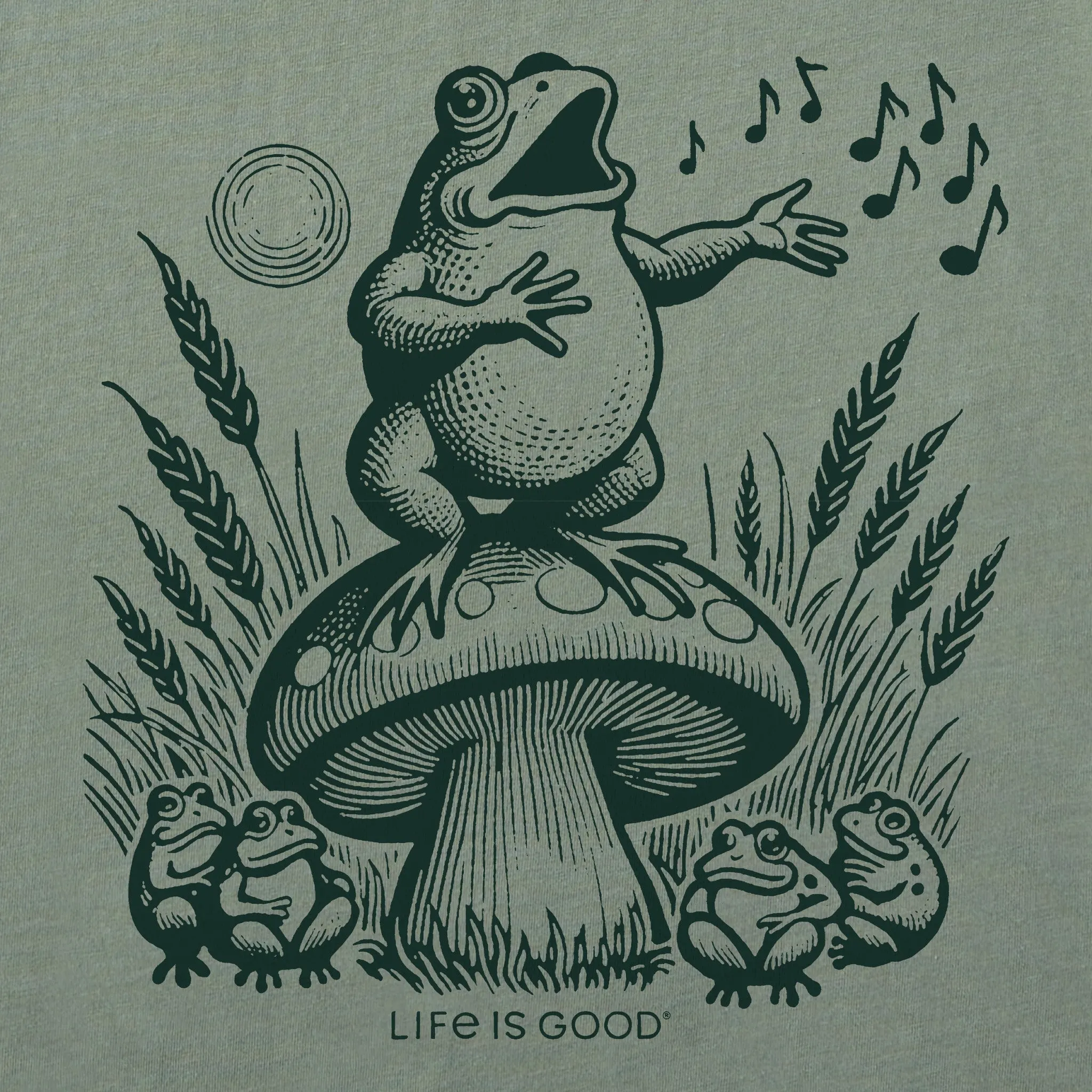 Men's Frog Solo Short Sleeve Tee Life is Good