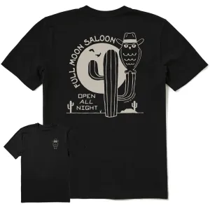 Men's Full Moon Saloon Short Sleeve Crusher Tee Life is Good