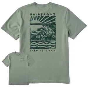 Men's Galapagos Tortoise Short Sleeve Tee Life is Good