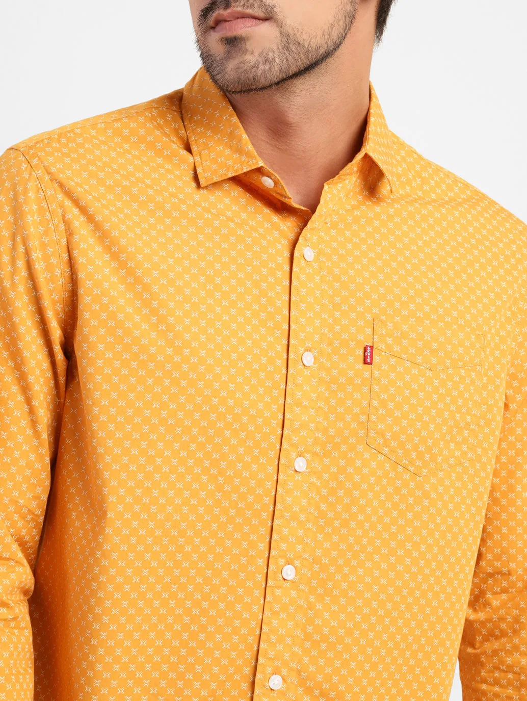 Men's Geometric Print Slim Fit Shirt LEVI'S