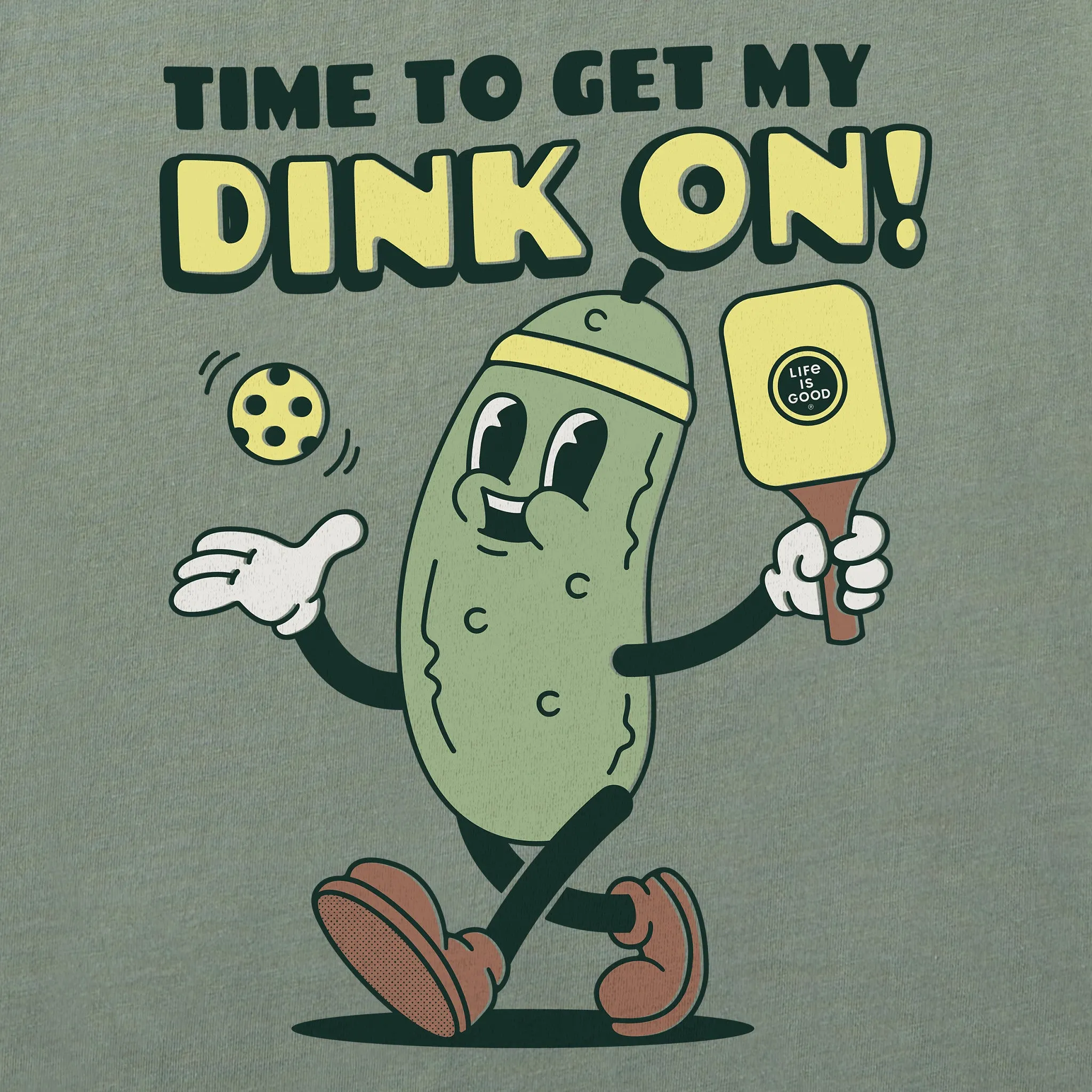 Men's Get my Dink On Short Sleeve Tee Life is Good