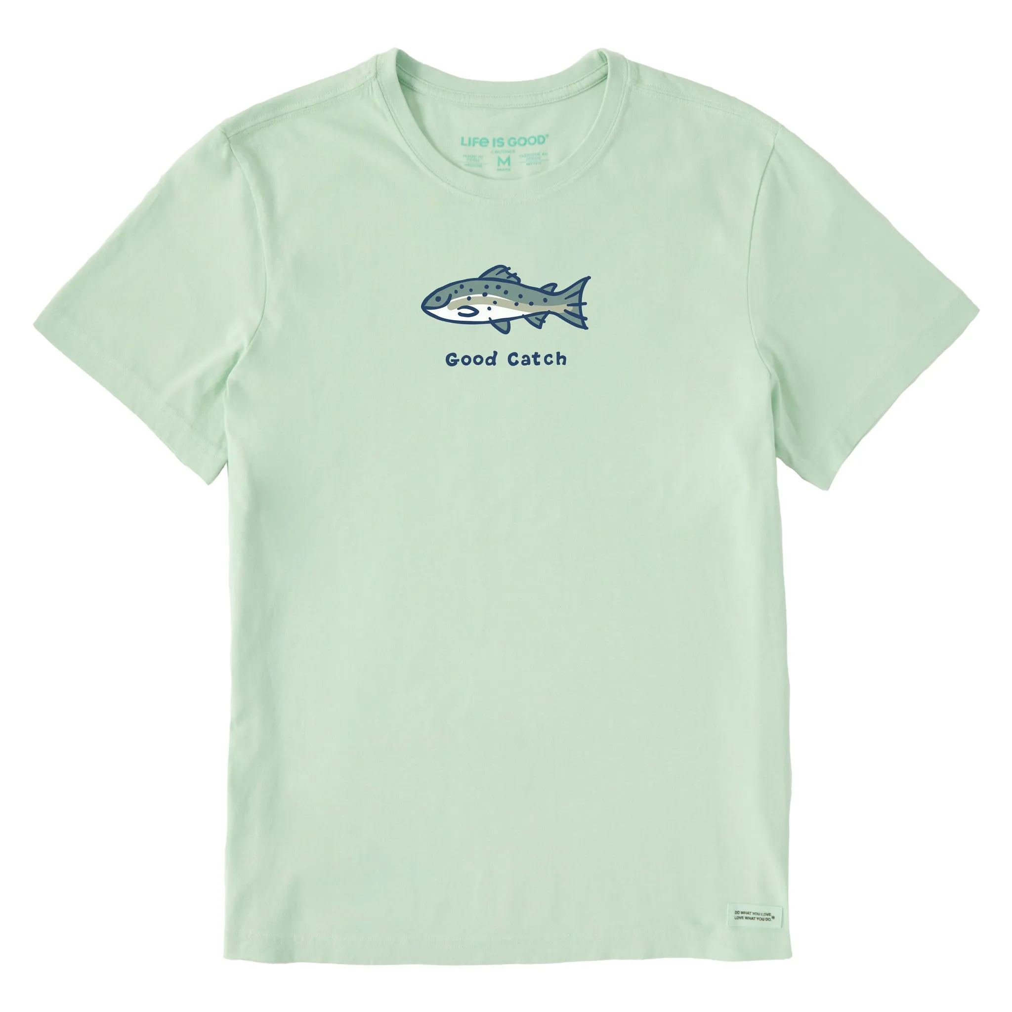 Men's Good Catch Short Sleeve Crusher Tee Life is Good