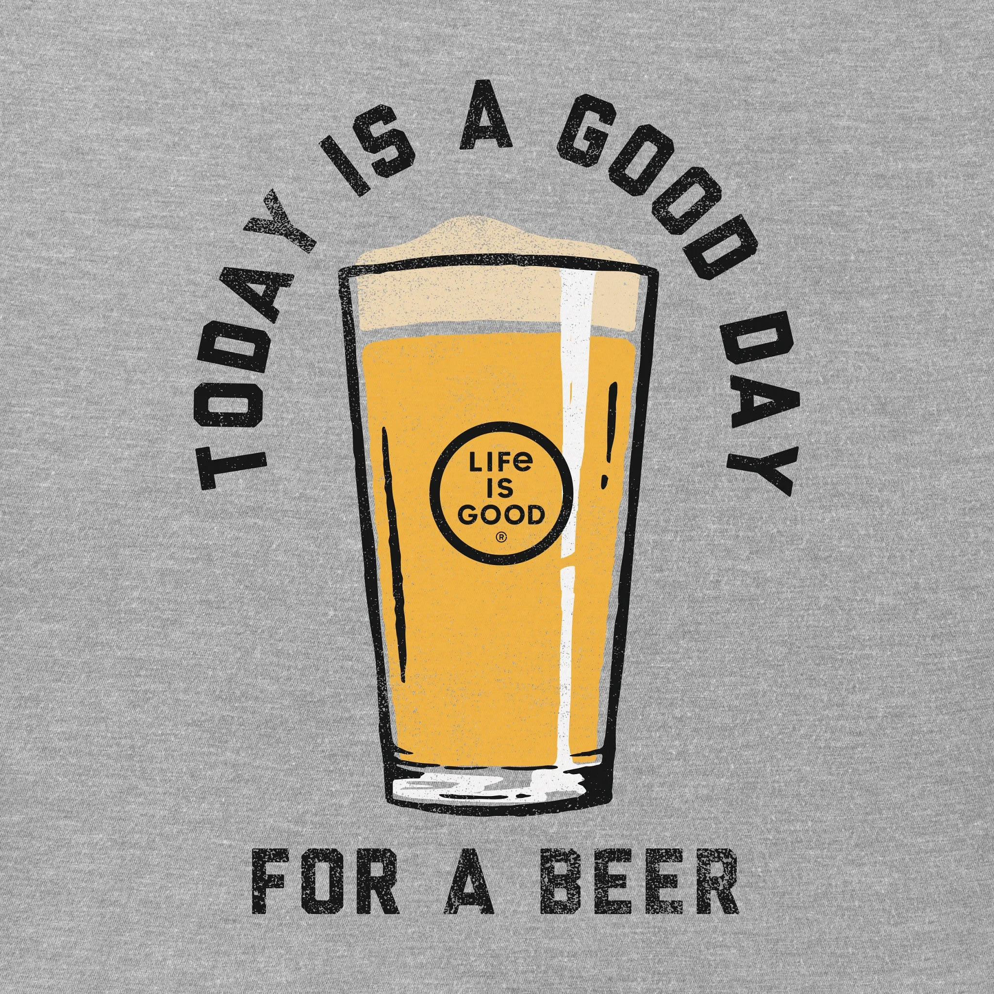 Men's Good Day for a Beer Short Sleeve Tee Life is Good