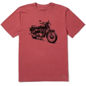 Men's Good Ride Motorcycle Short Sleeve Crusher Tee Life is Good