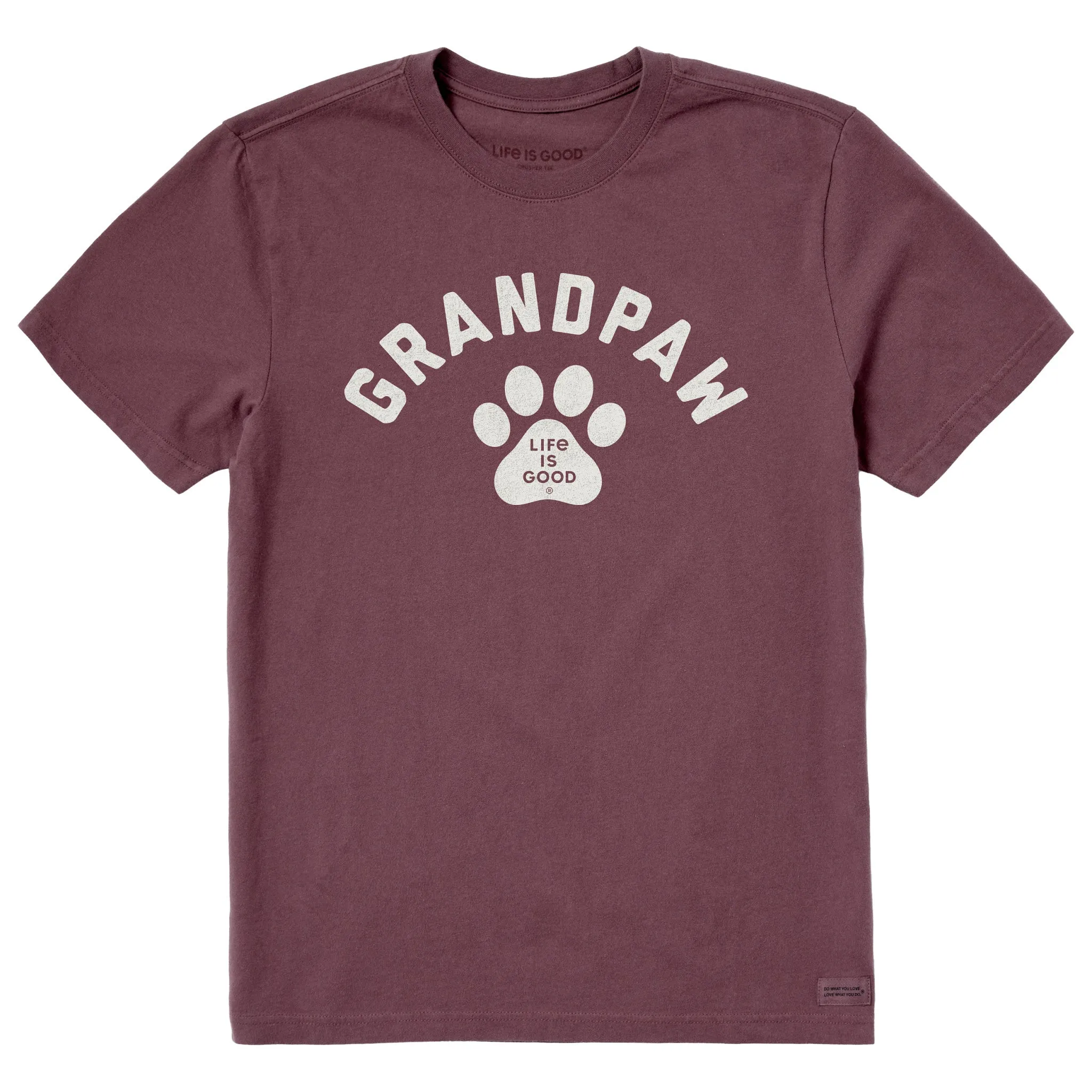 Men's Grandpaw Short Sleeve Crusher Tee Life is Good