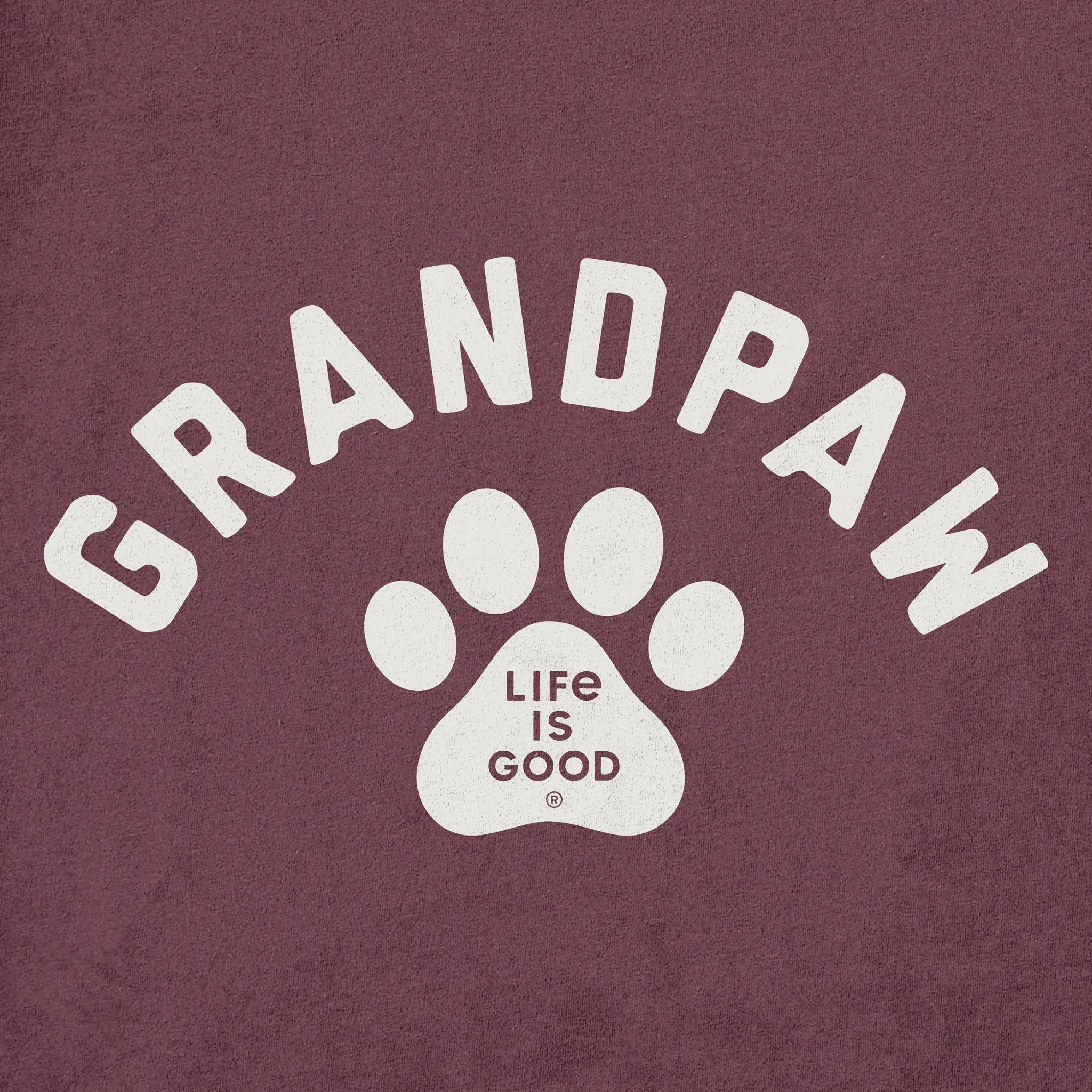 Men's Grandpaw Short Sleeve Crusher Tee Life is Good