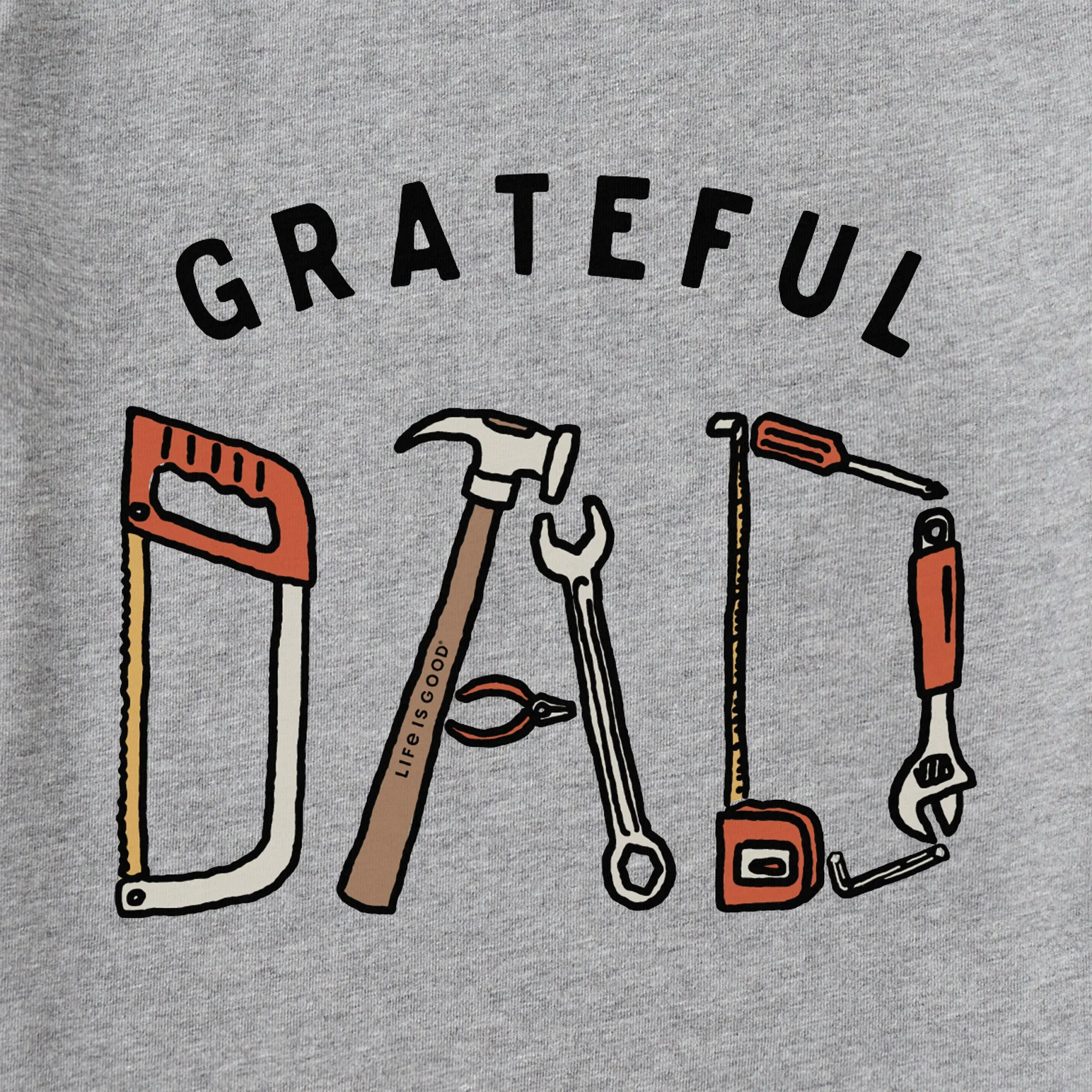 Men's Grateful Dad Tools Short Sleeve Tee Life is Good