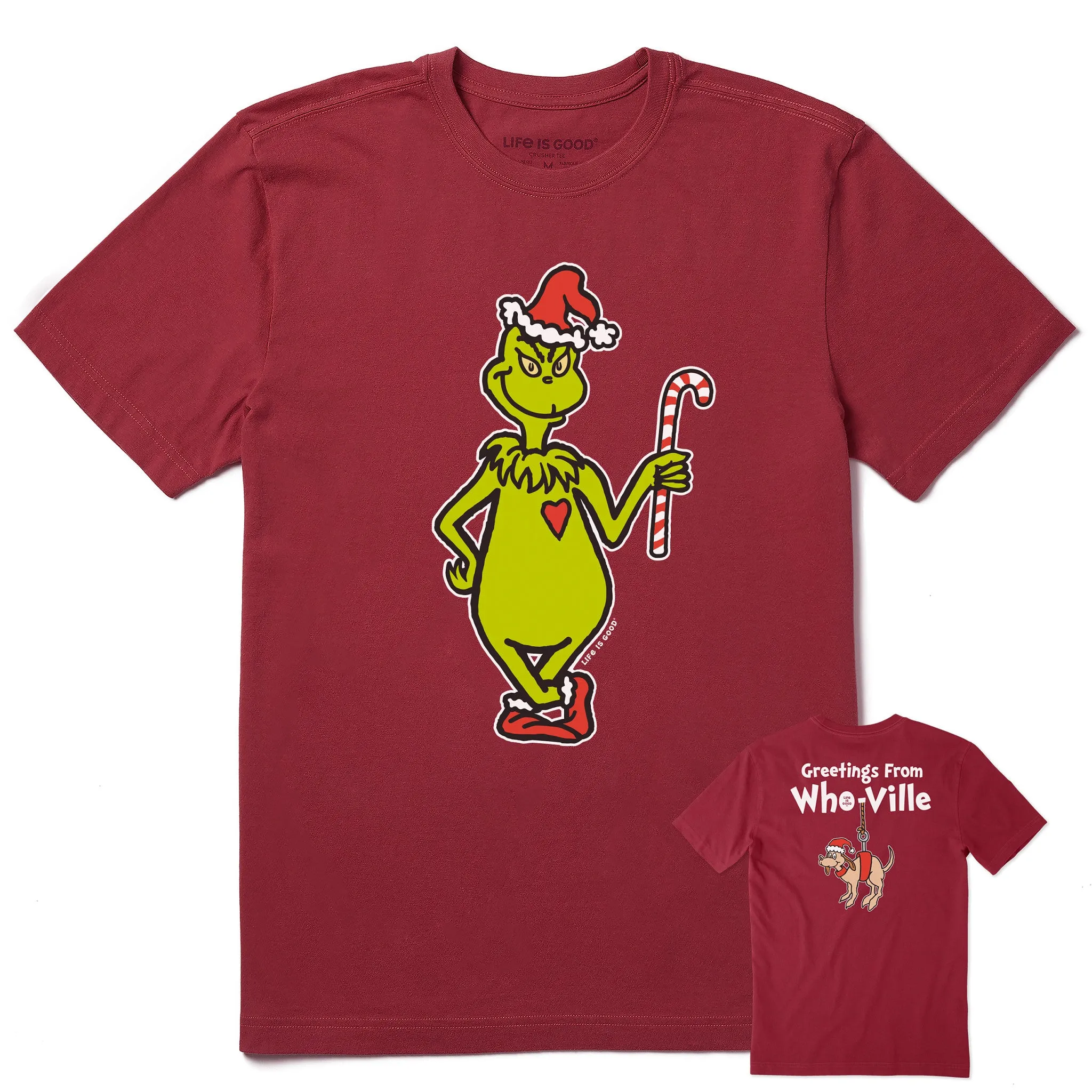 Men's Greetings From Who-Ville Short Sleeve Crusher Tee Life is Good