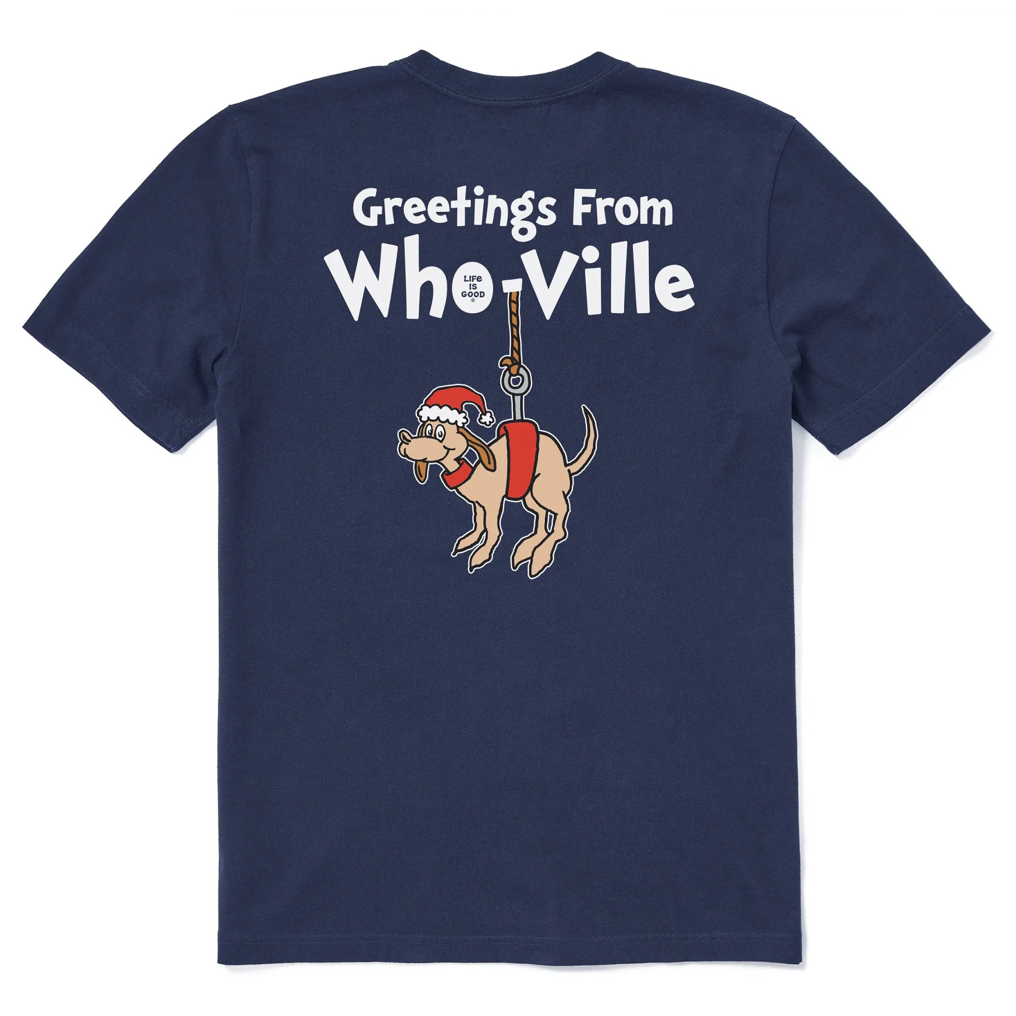 Men's Greetings From Who-Ville Short Sleeve Crusher Tee Life is Good