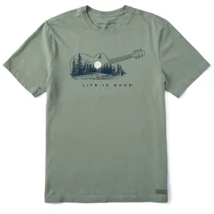 Men's Guitar Landscape Short Sleeve Tee Life is Good