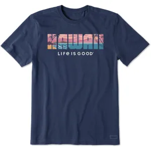 Men's Hawaii Beach Scene Short Sleeve Crusher Tee Life is Good