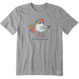 Men's Here for the Fries Seagull Short Sleeve Tee Life is Good