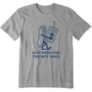 Men's Here for the Hotdogs Short Sleeve Tee Life is Good
