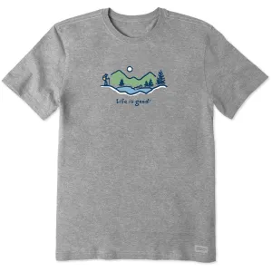 Men's Hike Vista Short Sleeve Crusher Tee Life is Good