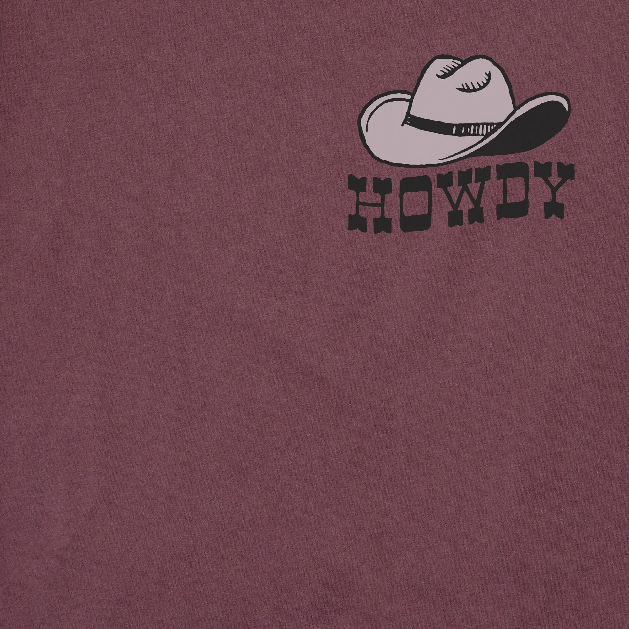 Men's Howdy Hat Short Sleeve Crusher Tee Life is Good