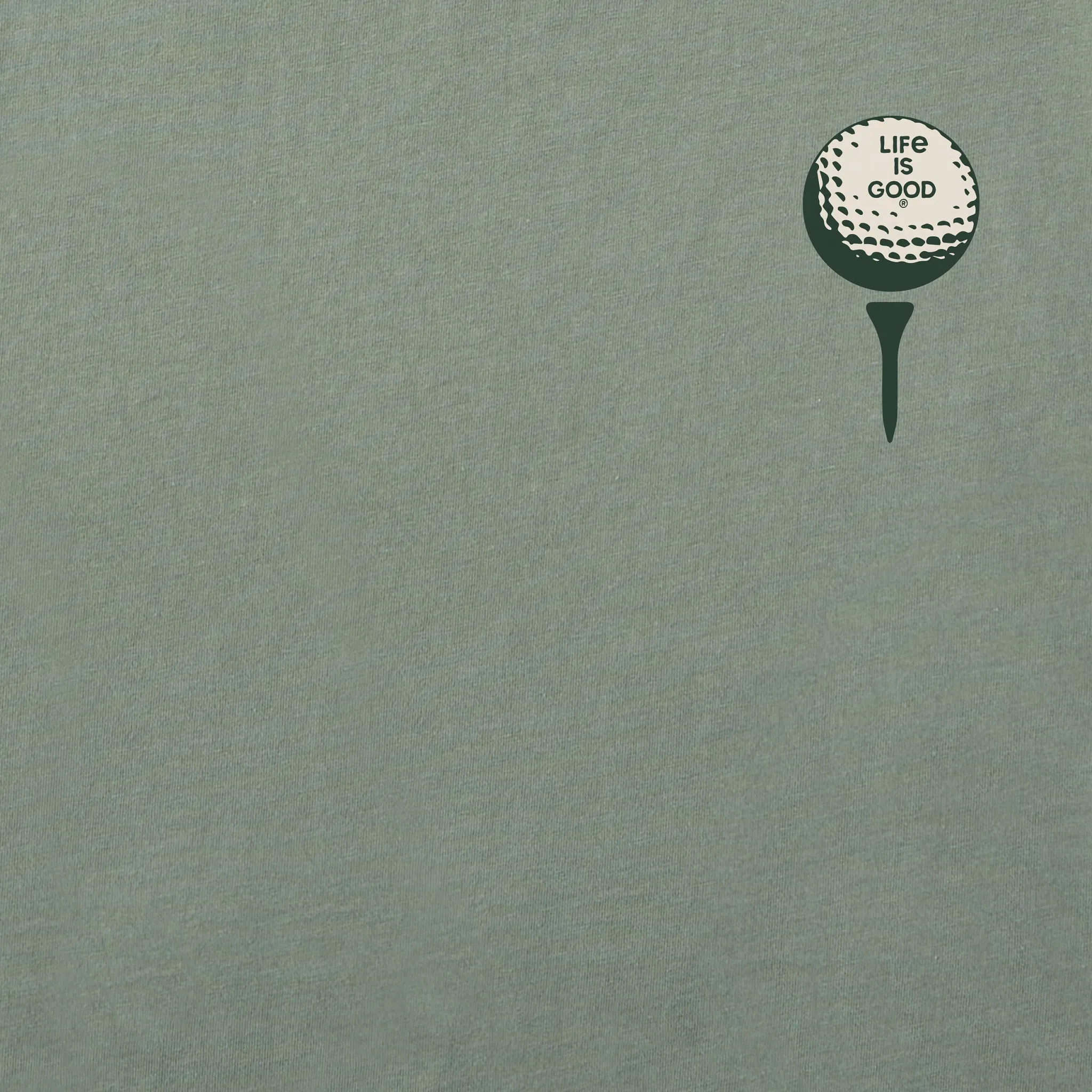 Men's I Got a Hole in One Short Sleeve Crusher Tee Life is Good