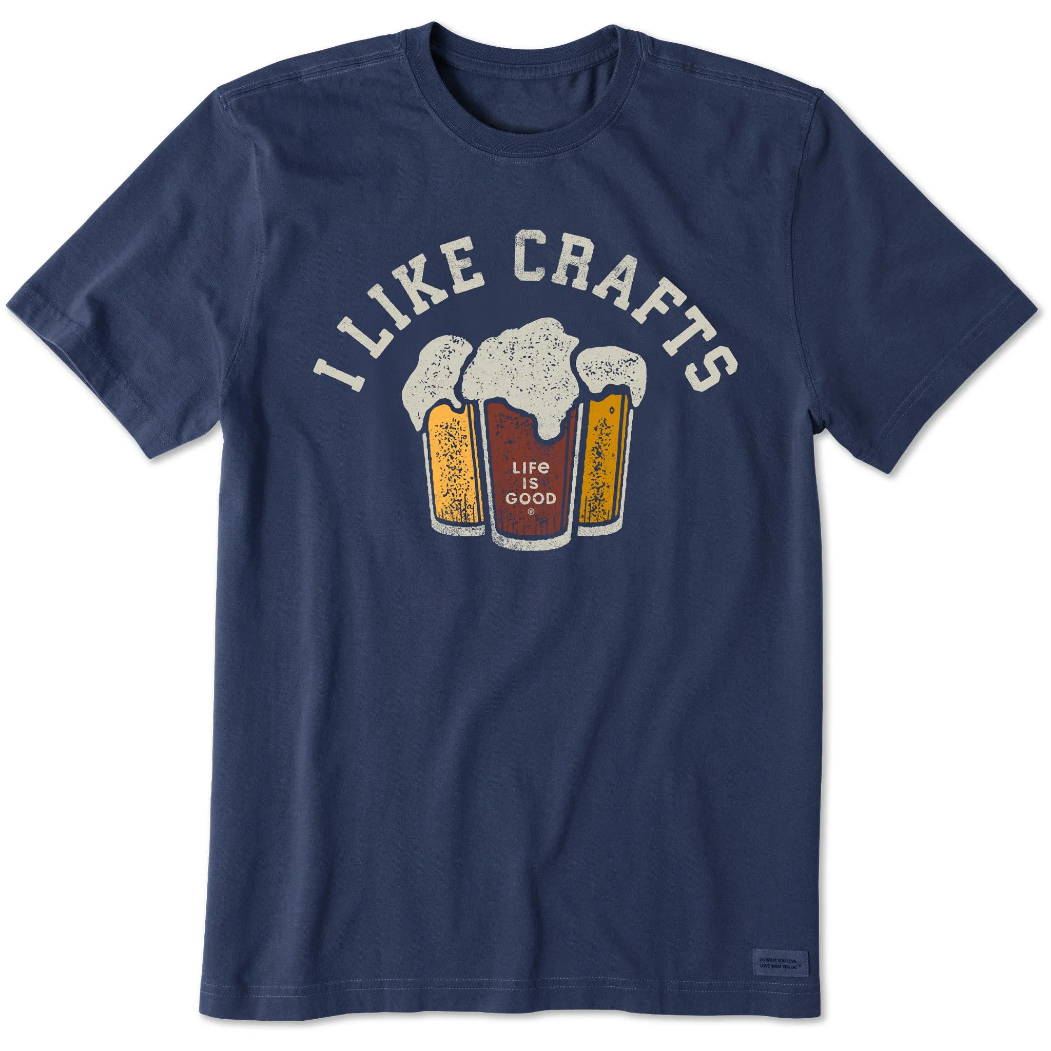 Men's I like Crafts Short Sleeve Tee Life is Good