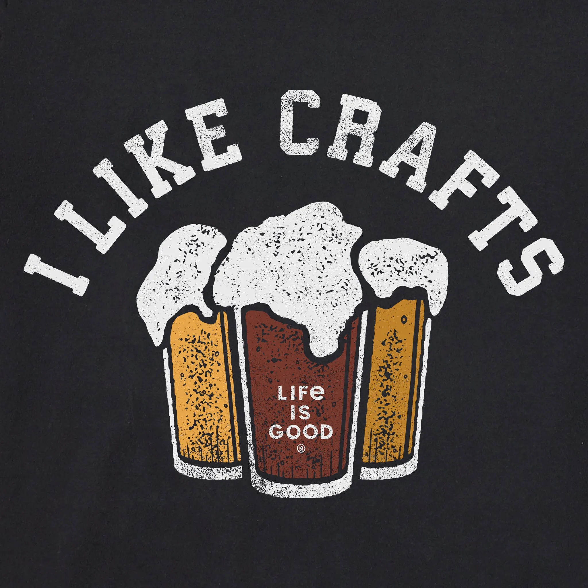 Men's I like Crafts Short Sleeve Tee Life is Good