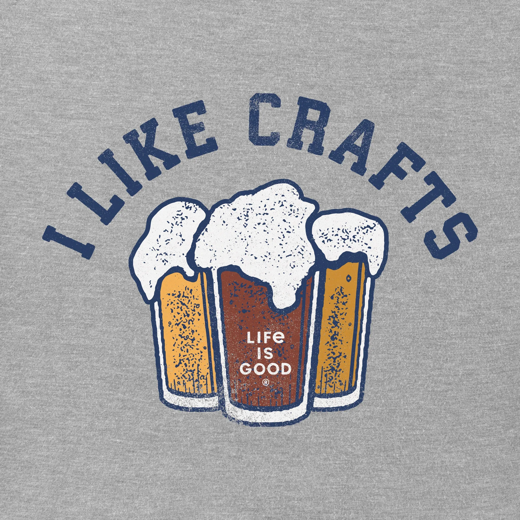 Men's I like Crafts Short Sleeve Tee Life is Good