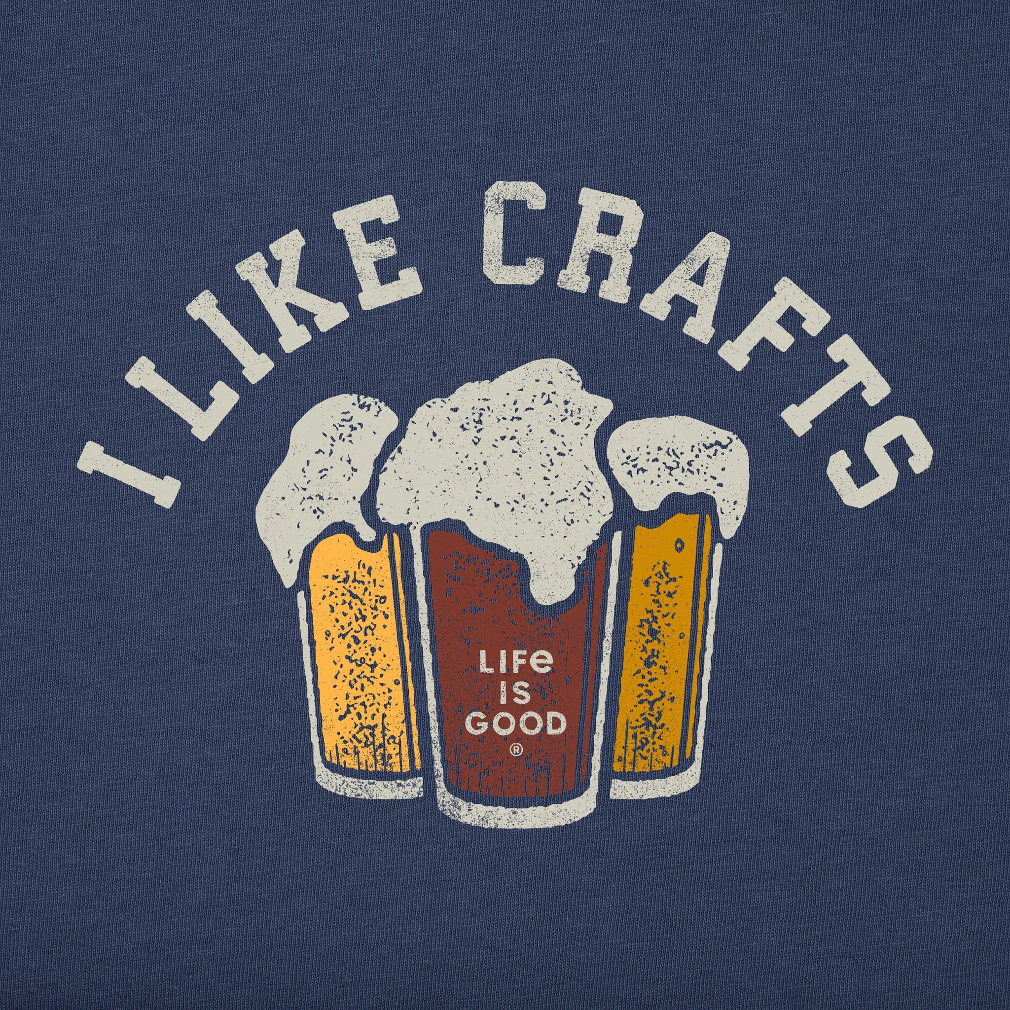 Men's I like Crafts Short Sleeve Tee Life is Good